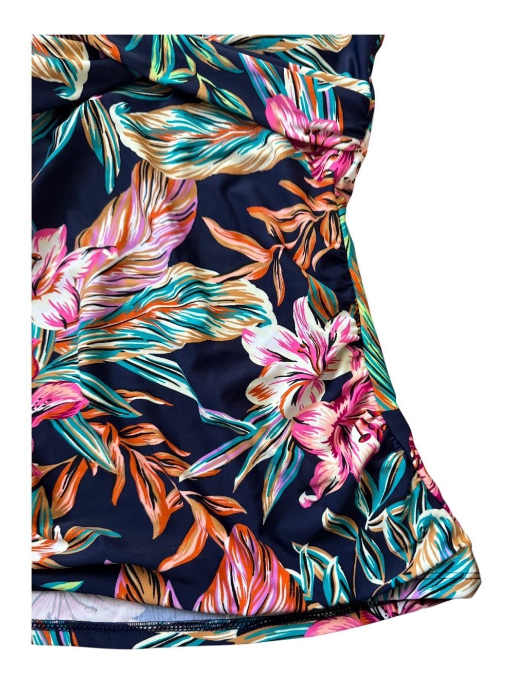 Krista Sport by Christina NWT Tankini Top S Tropical Floral Bust Enhancer - Picture 3 of 10